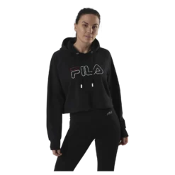 Jana Cropped Hoody Black