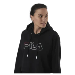Jana Cropped Hoody Black