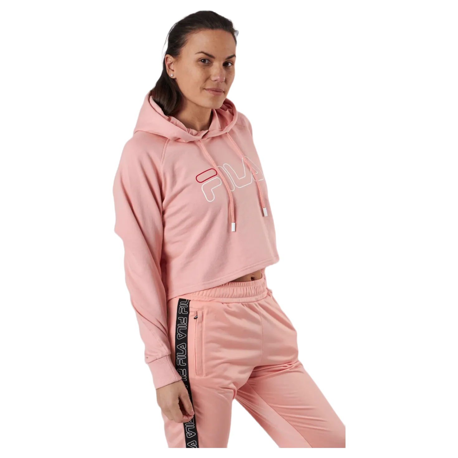 Jana Cropped Hoody Pink
