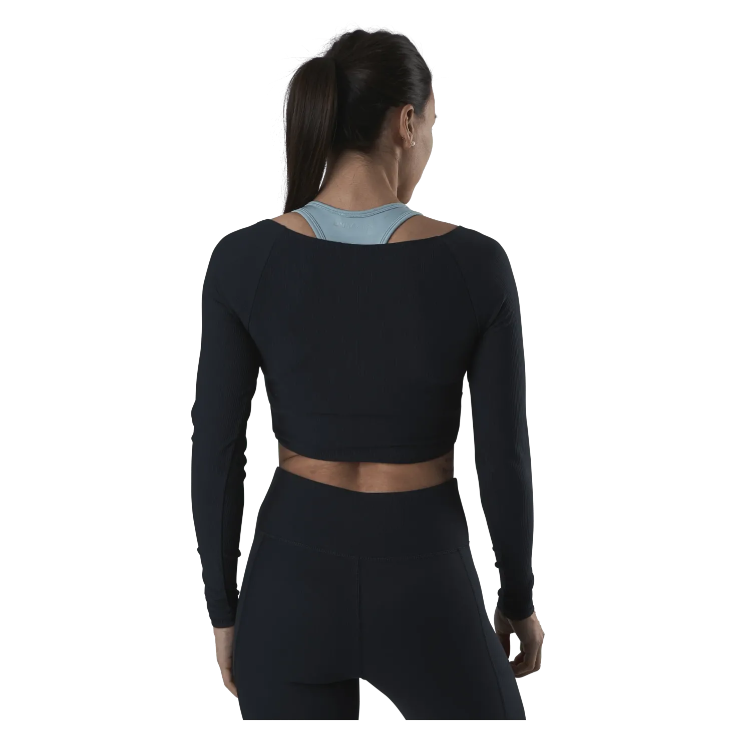 Jana Ls Train Crop Top Blue