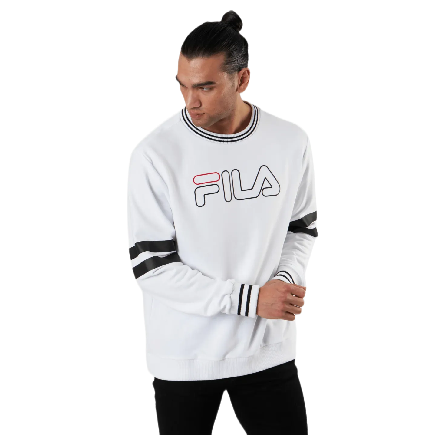 Janek Sporty Crew Sweat White
