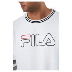 Janek Sporty Crew Sweat White