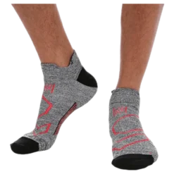 Jeff Mid-cut Merinowool Running Sock Grey
