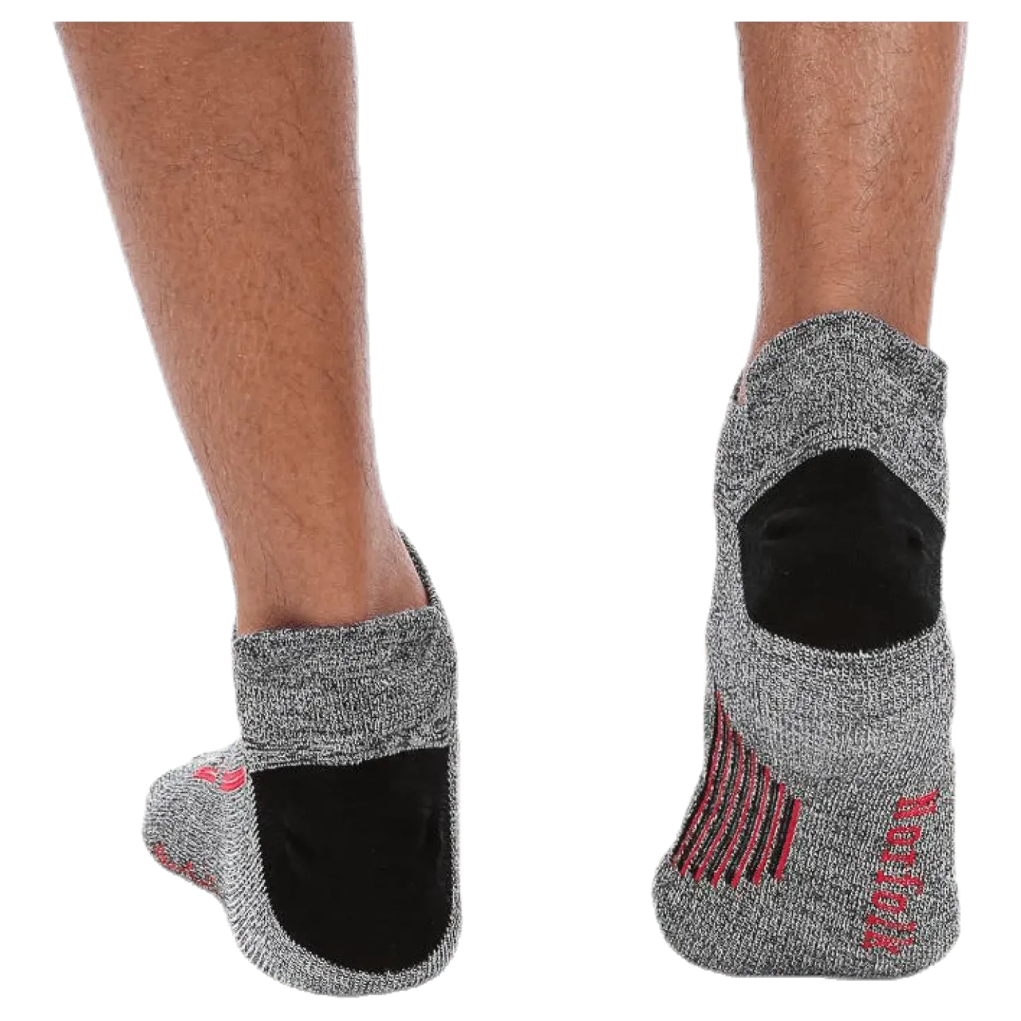 Jeff Mid-cut Merinowool Running Sock Grey