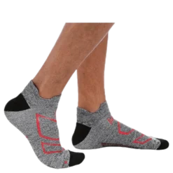 Jeff Mid-cut Merinowool Running Sock Grey