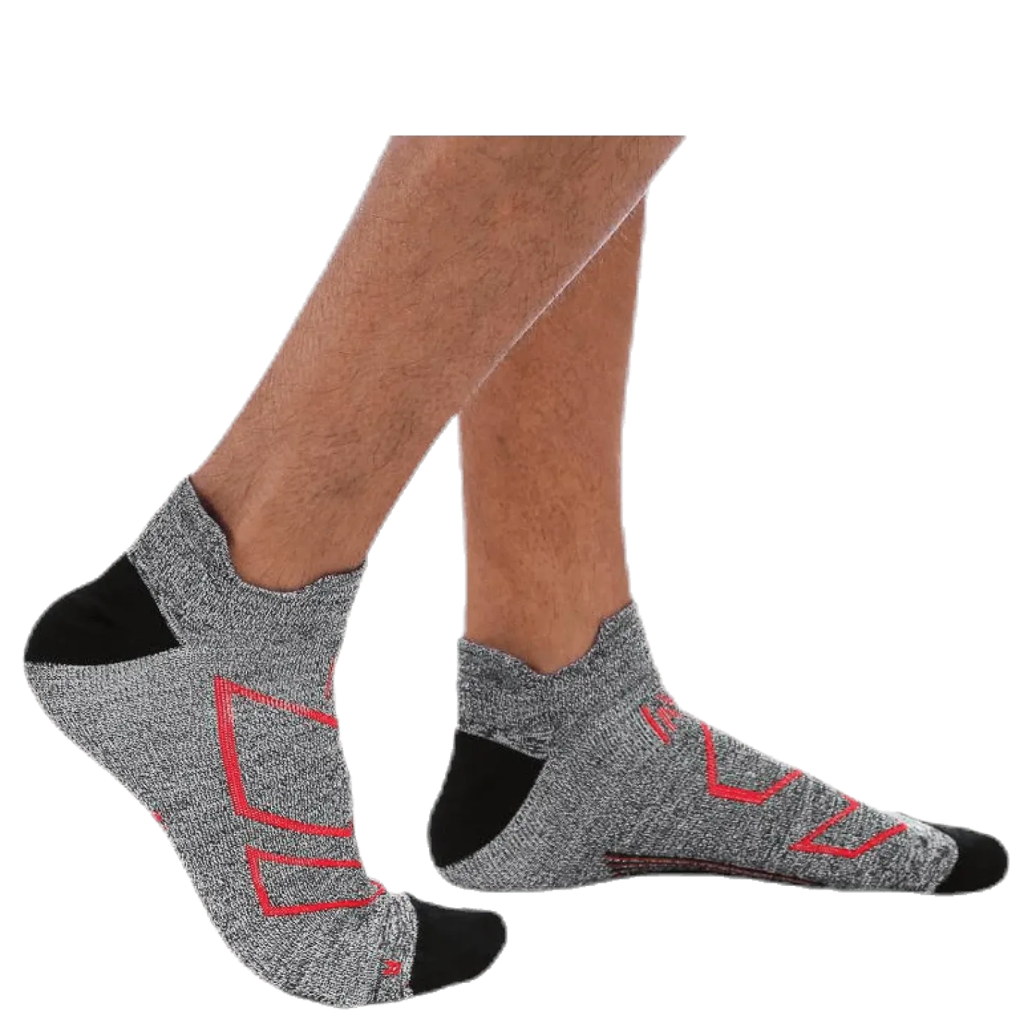 Jeff Mid-cut Merinowool Running Sock Grey