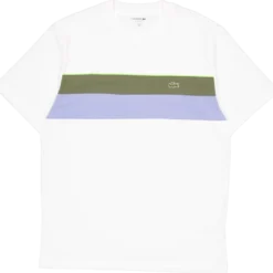 Jersey Colour-block T-shirt Flour/olive-delphinium