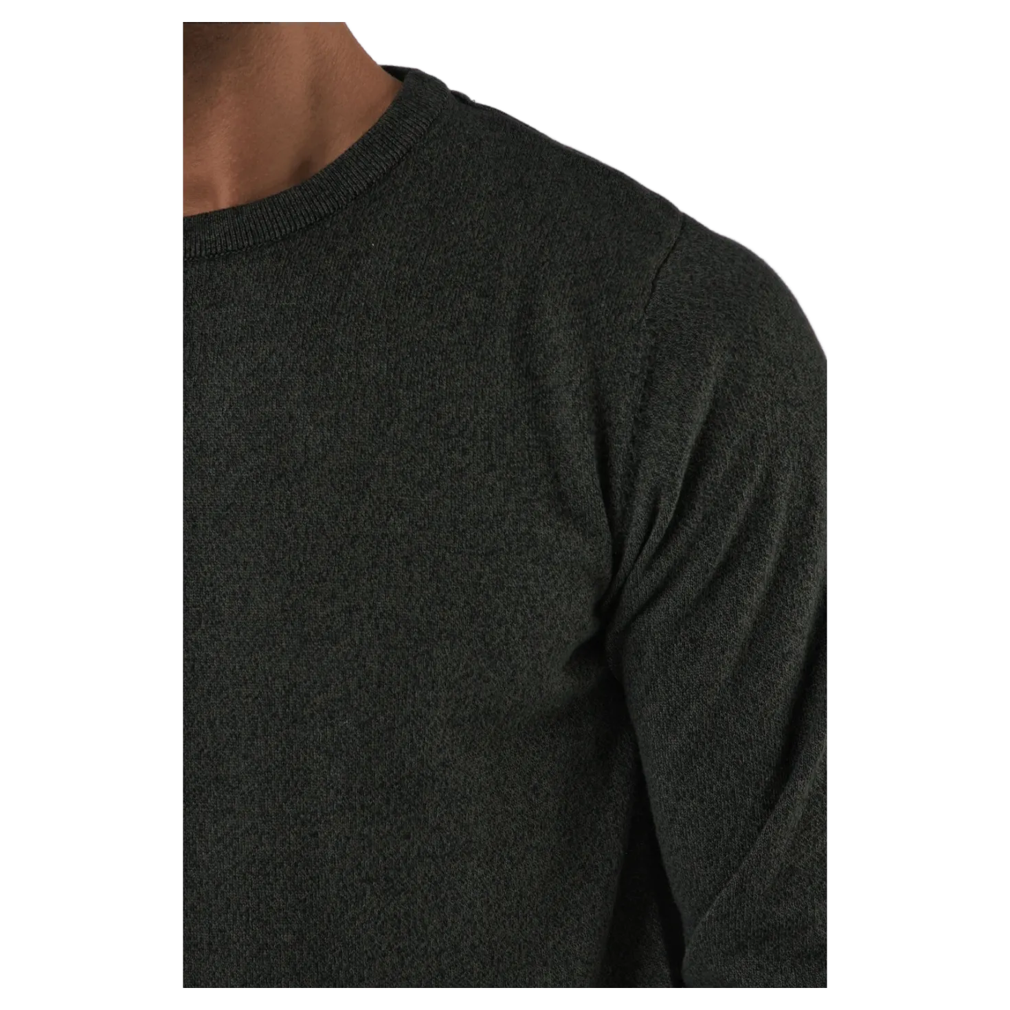 Jjebasic Knit Crew Neck Forest Night