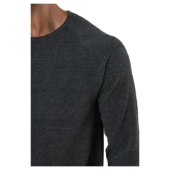 Jjehill Knit Crew Neck Dark Grey Melange