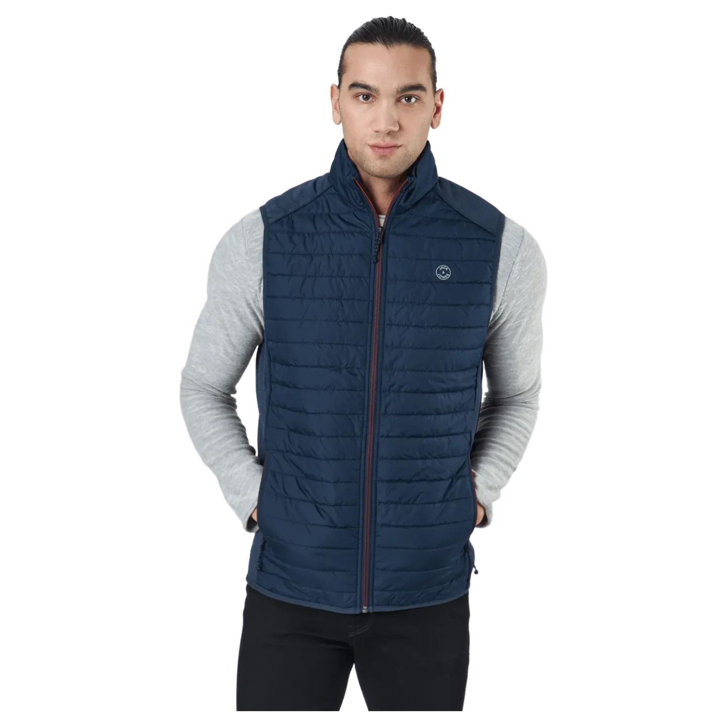 Jjemulti Bodywarmer Collar Noo Navy Blazer