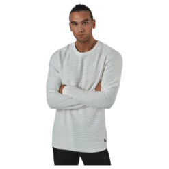 Jjewind Knit Crew Neck Cloud Dancer