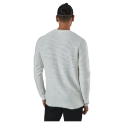 Jjewind Knit Crew Neck Cloud Dancer