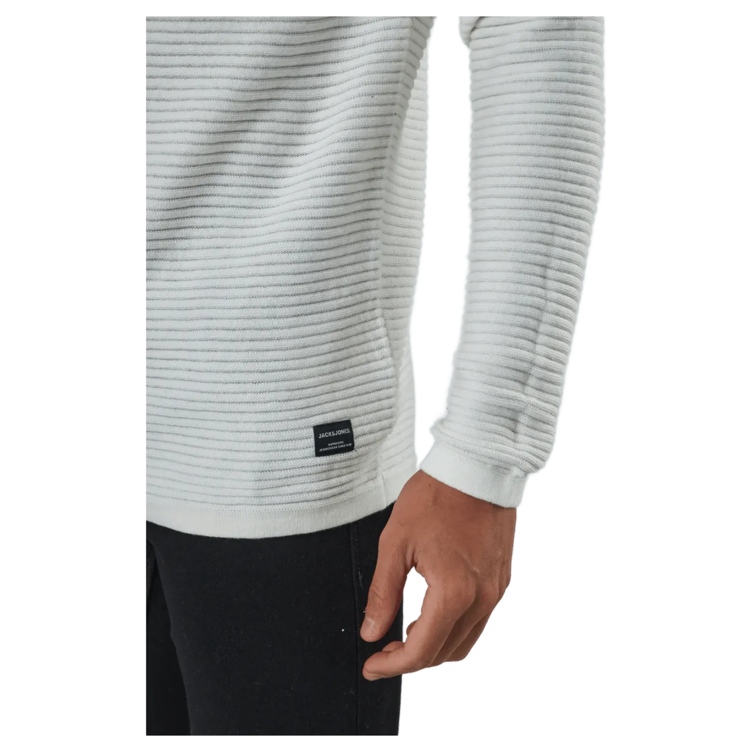 Jjewind Knit Crew Neck Cloud Dancer