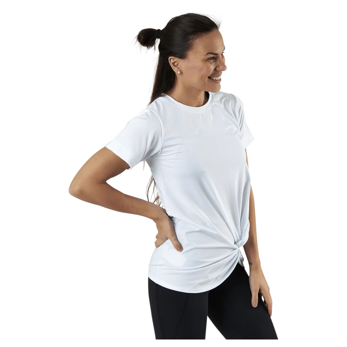 Jolie Knot Tee White