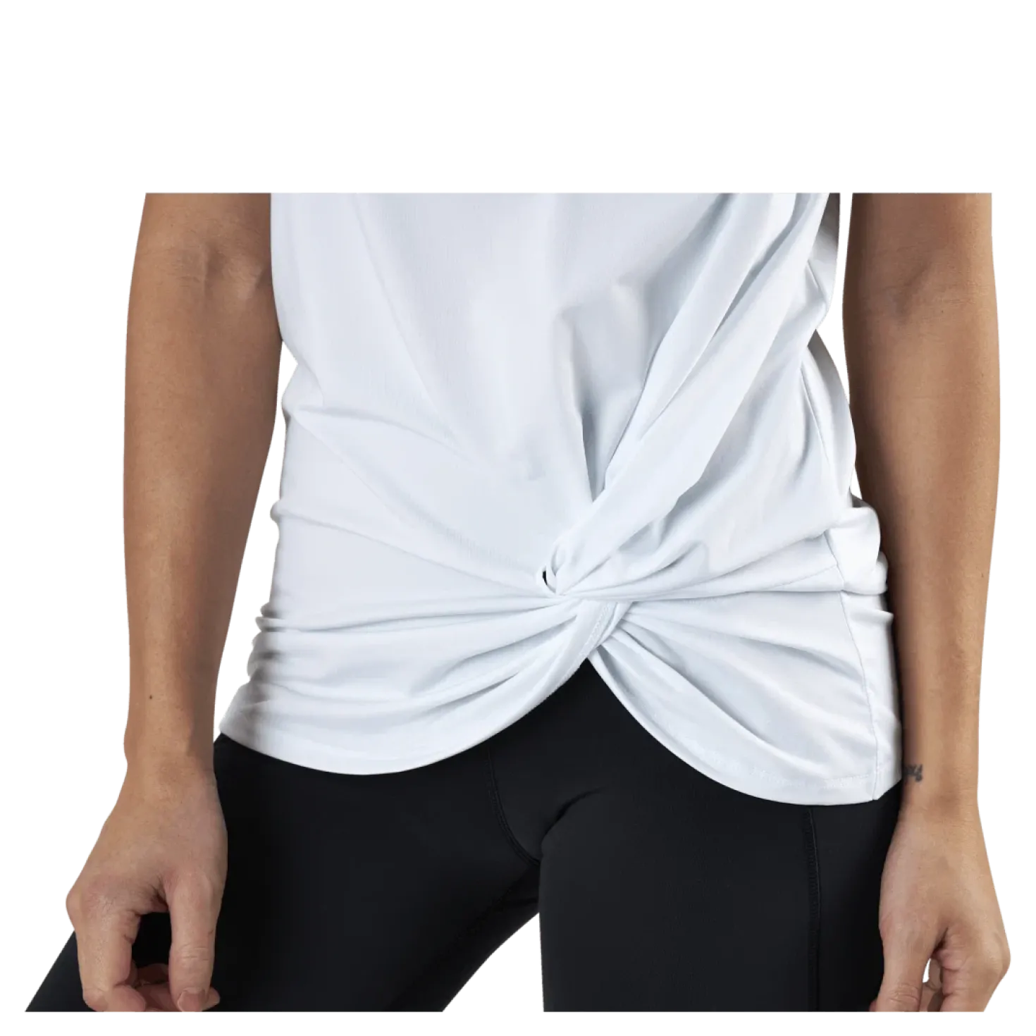 Jolie Knot Tee White