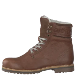 Josie High Fur Dark Brown