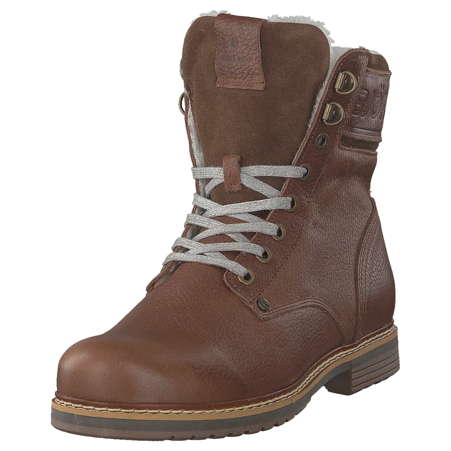 Josie High Fur Dark Brown