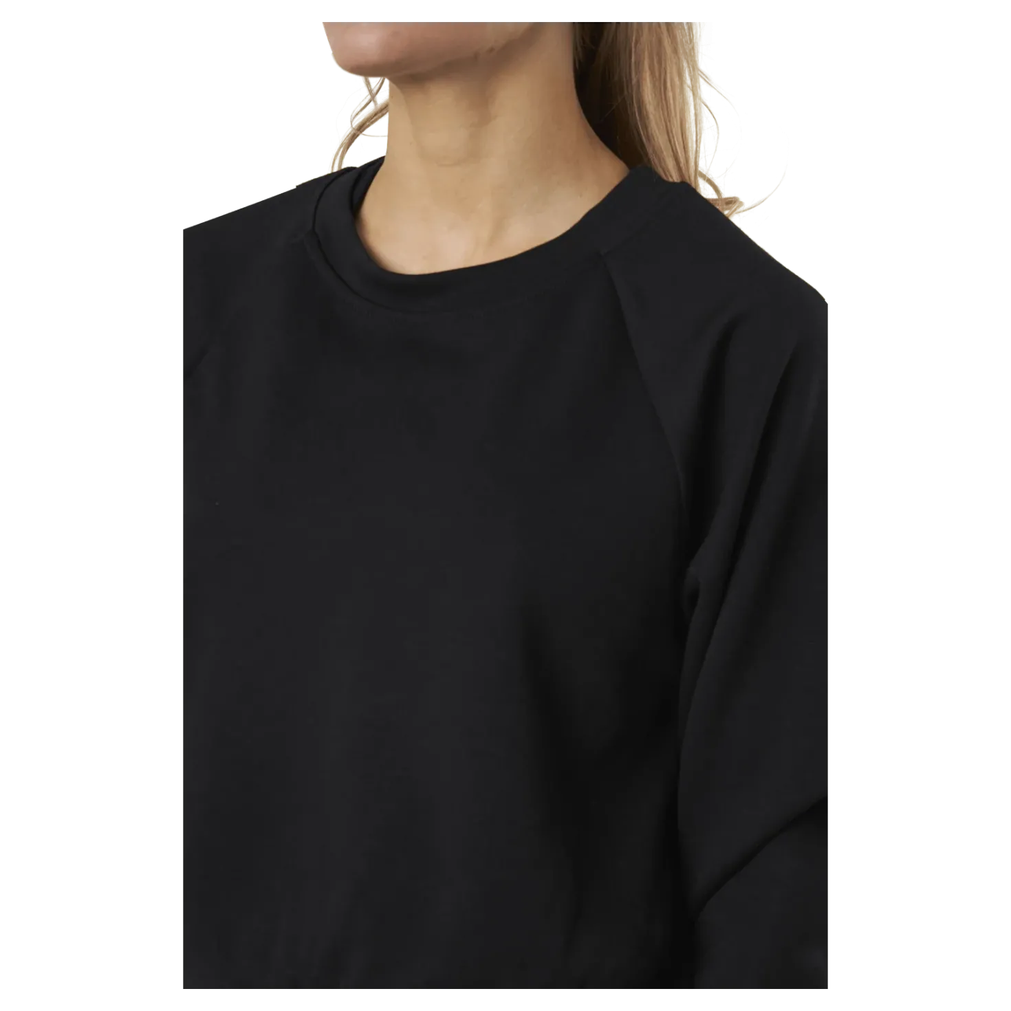 Joy L/S Raglan O-Neck Swt Black