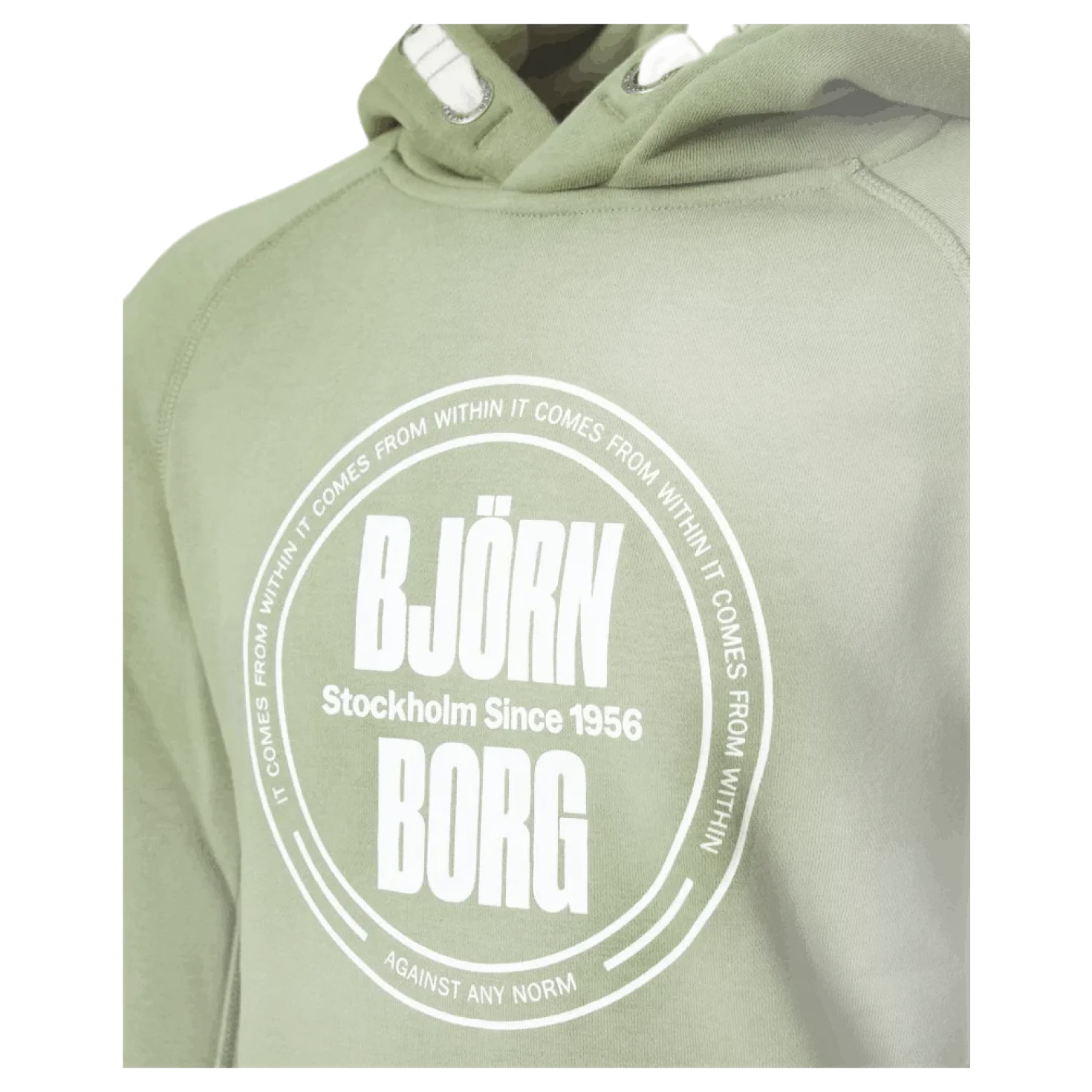 Jr Borg Sport Hoodie Green