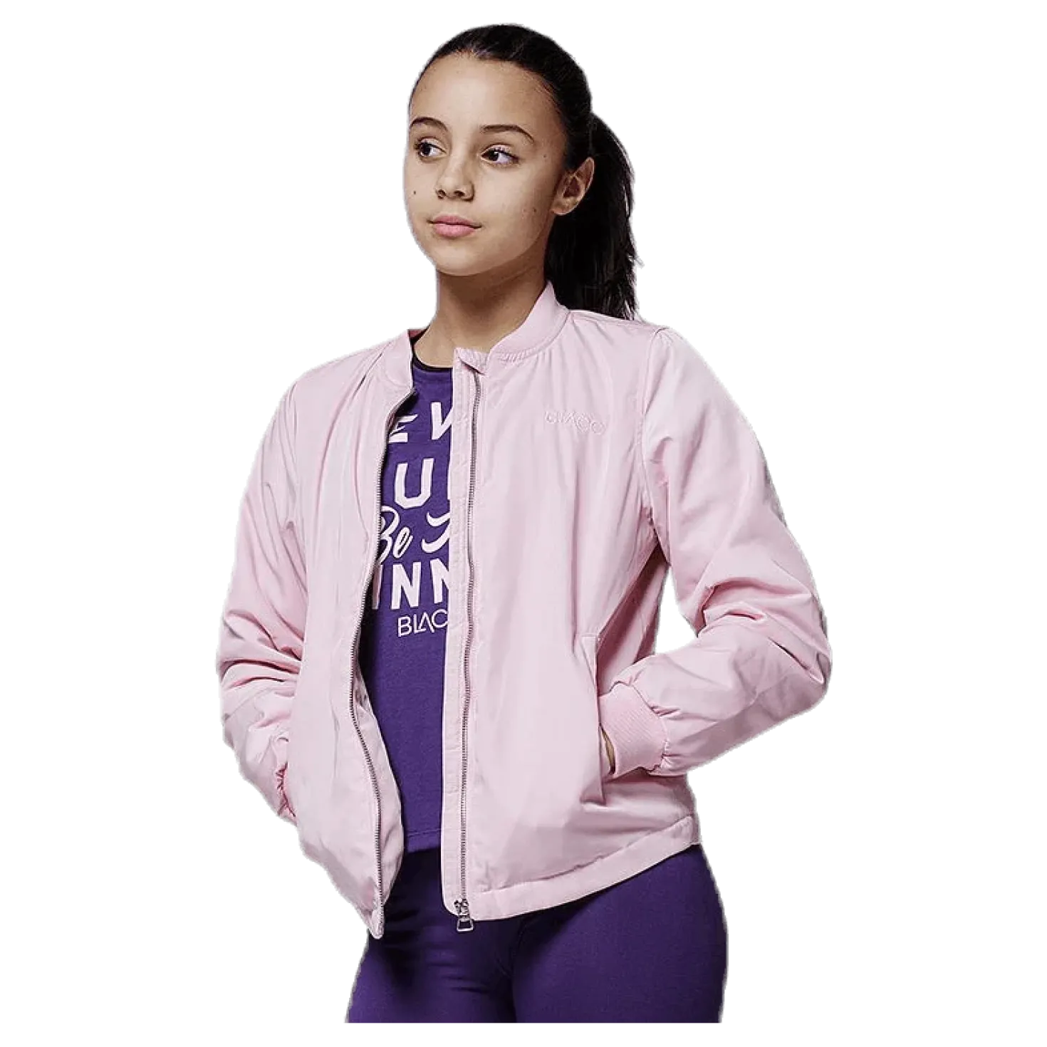 Jr Chloe Bomber Jacket Pink