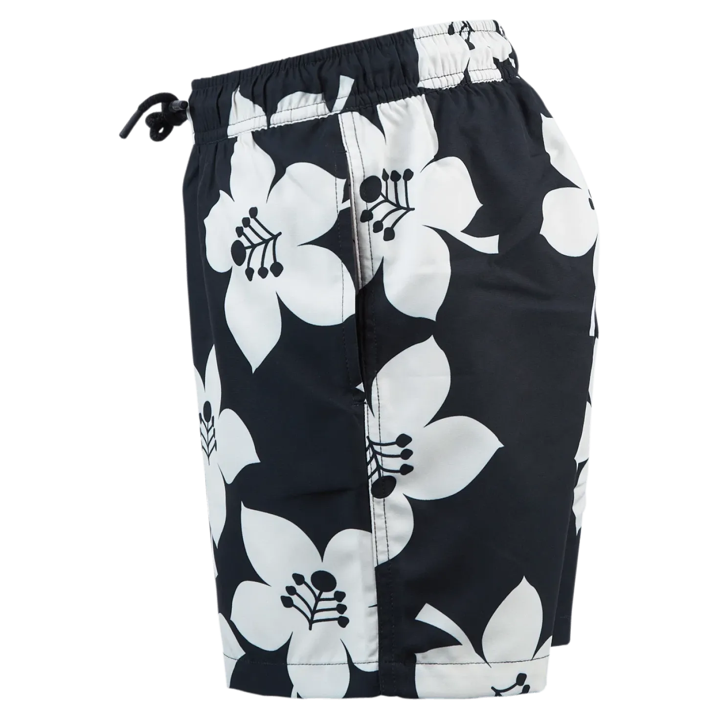 Jr Loose Kenny Swimshorts White/Black