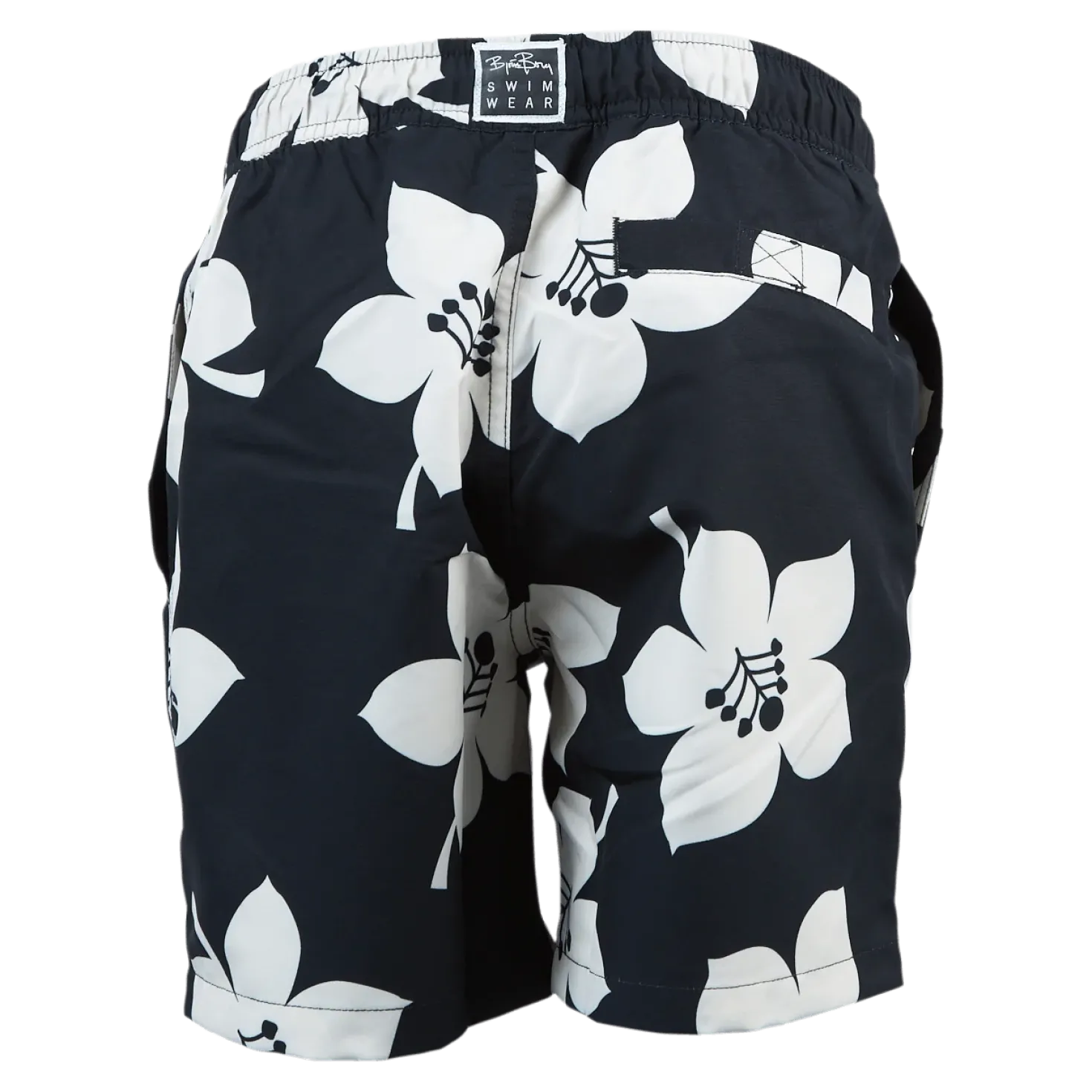 Jr Loose Kenny Swimshorts White/Black