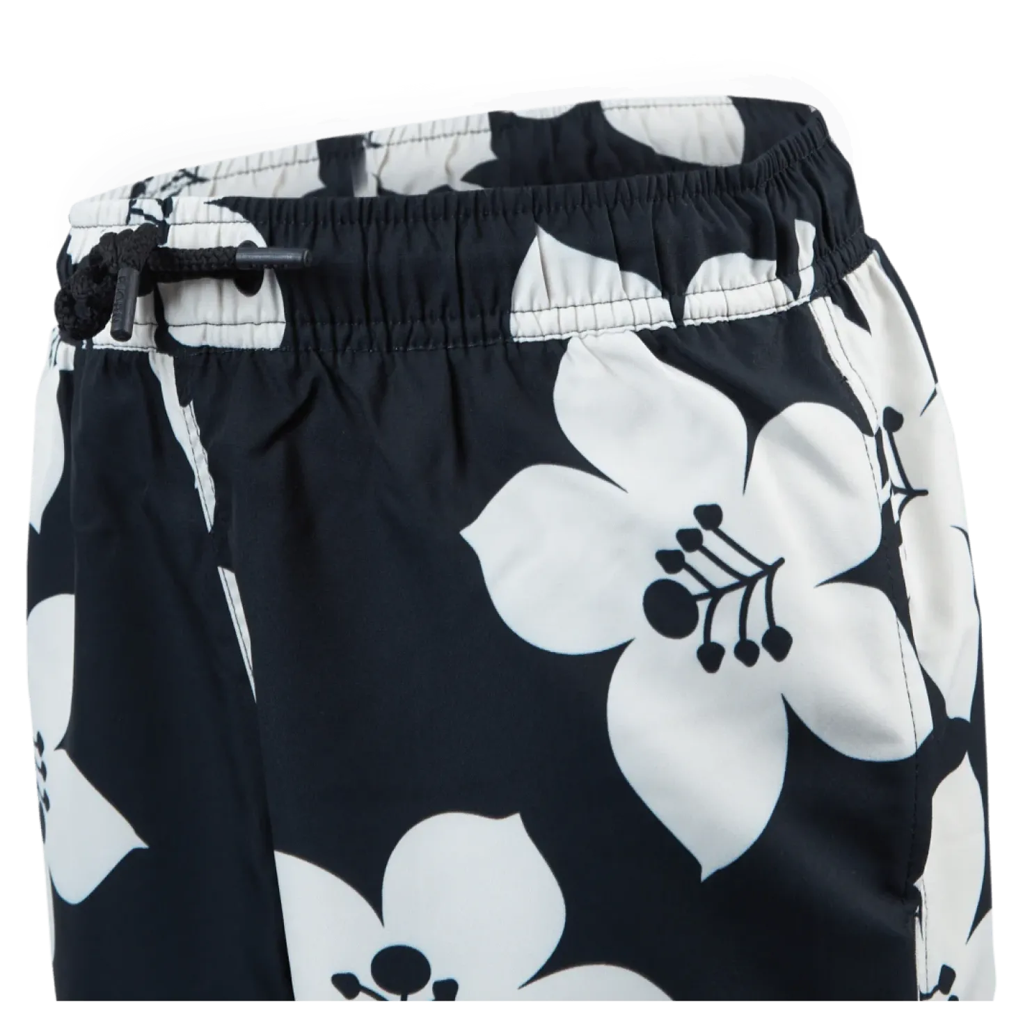 Jr Loose Kenny Swimshorts White/Black
