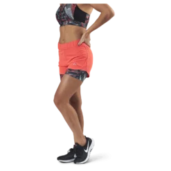 Judie Aop Loose Training Shorts Red