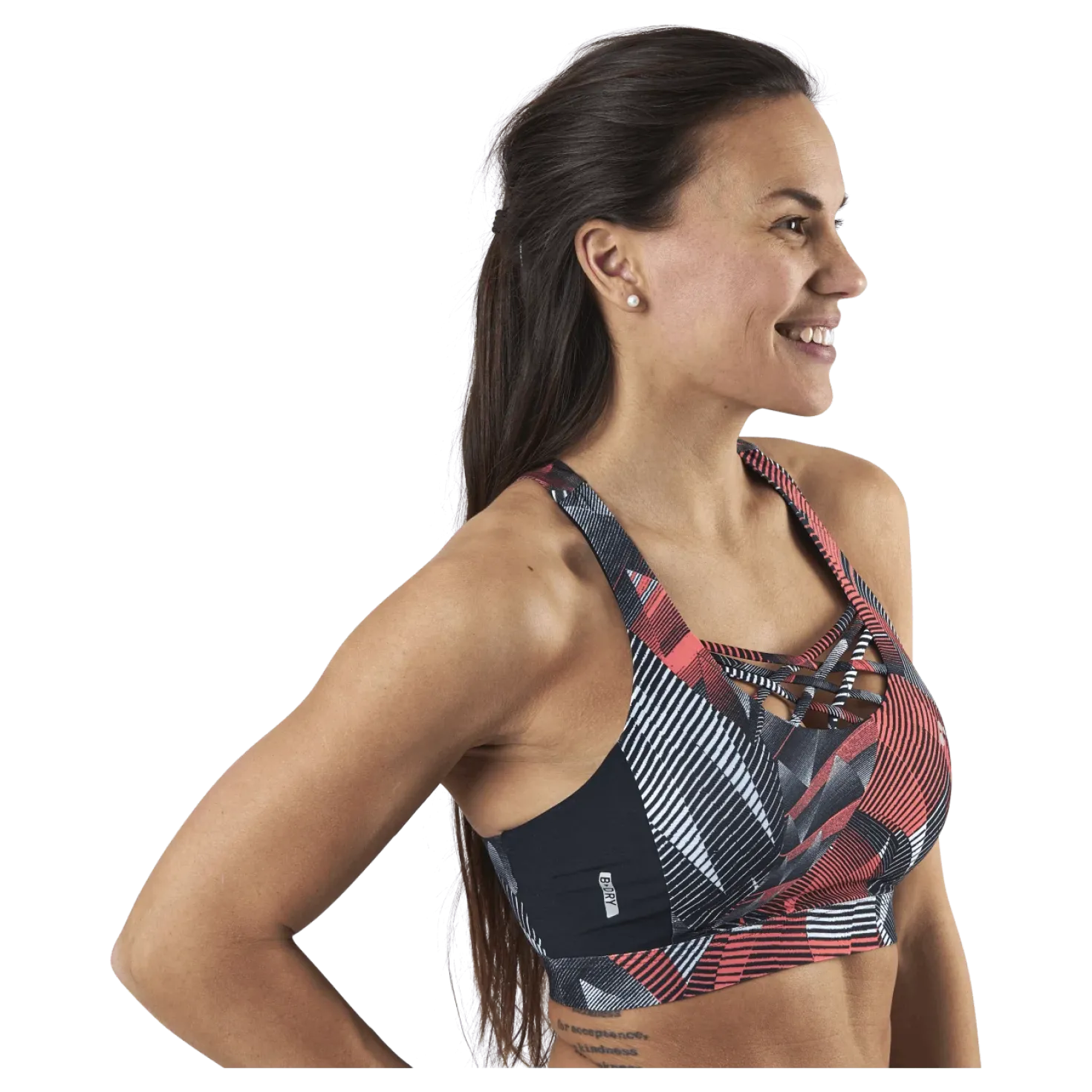 Judie Aop Training Bra Black