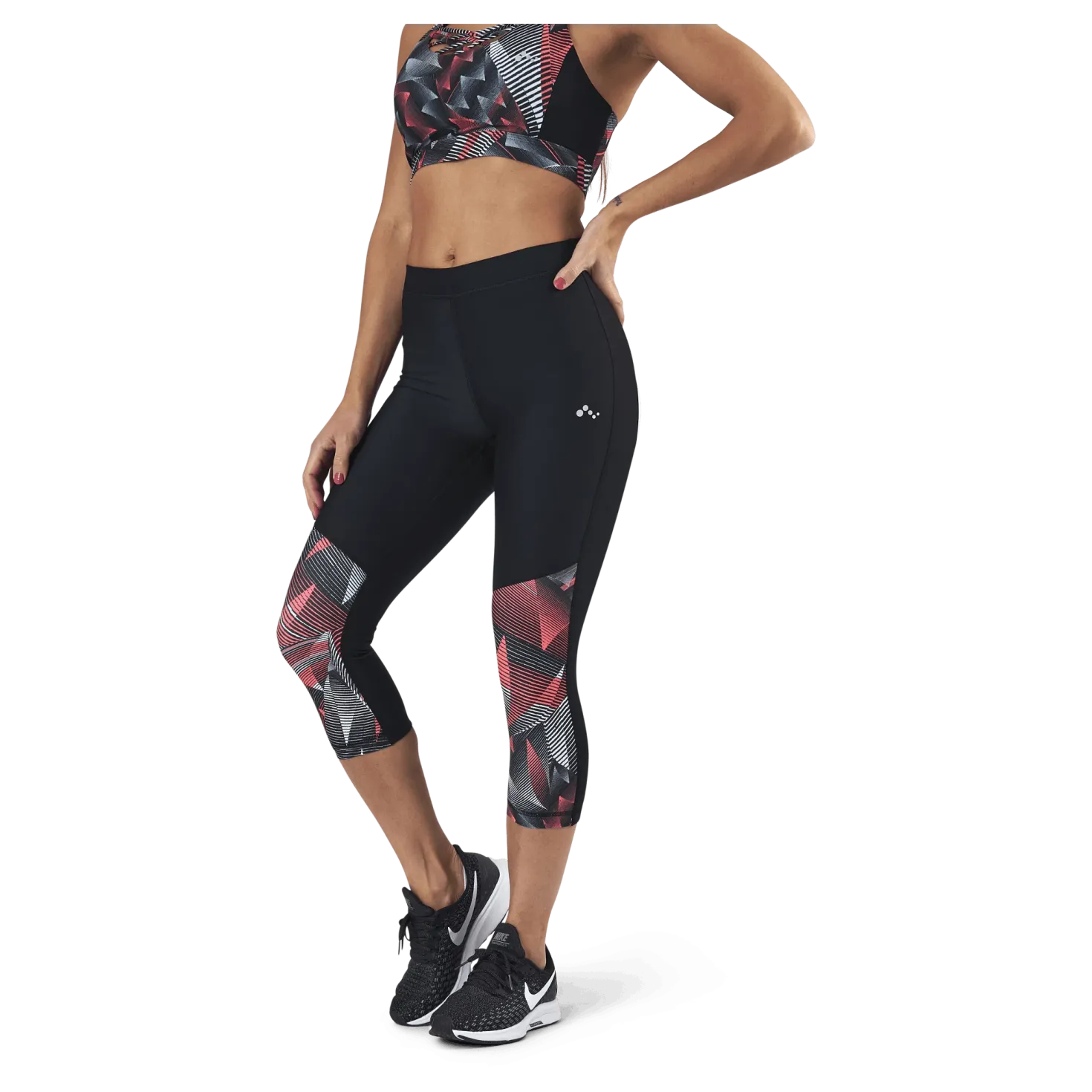 Judie Aop 3/4 Training Tights Black