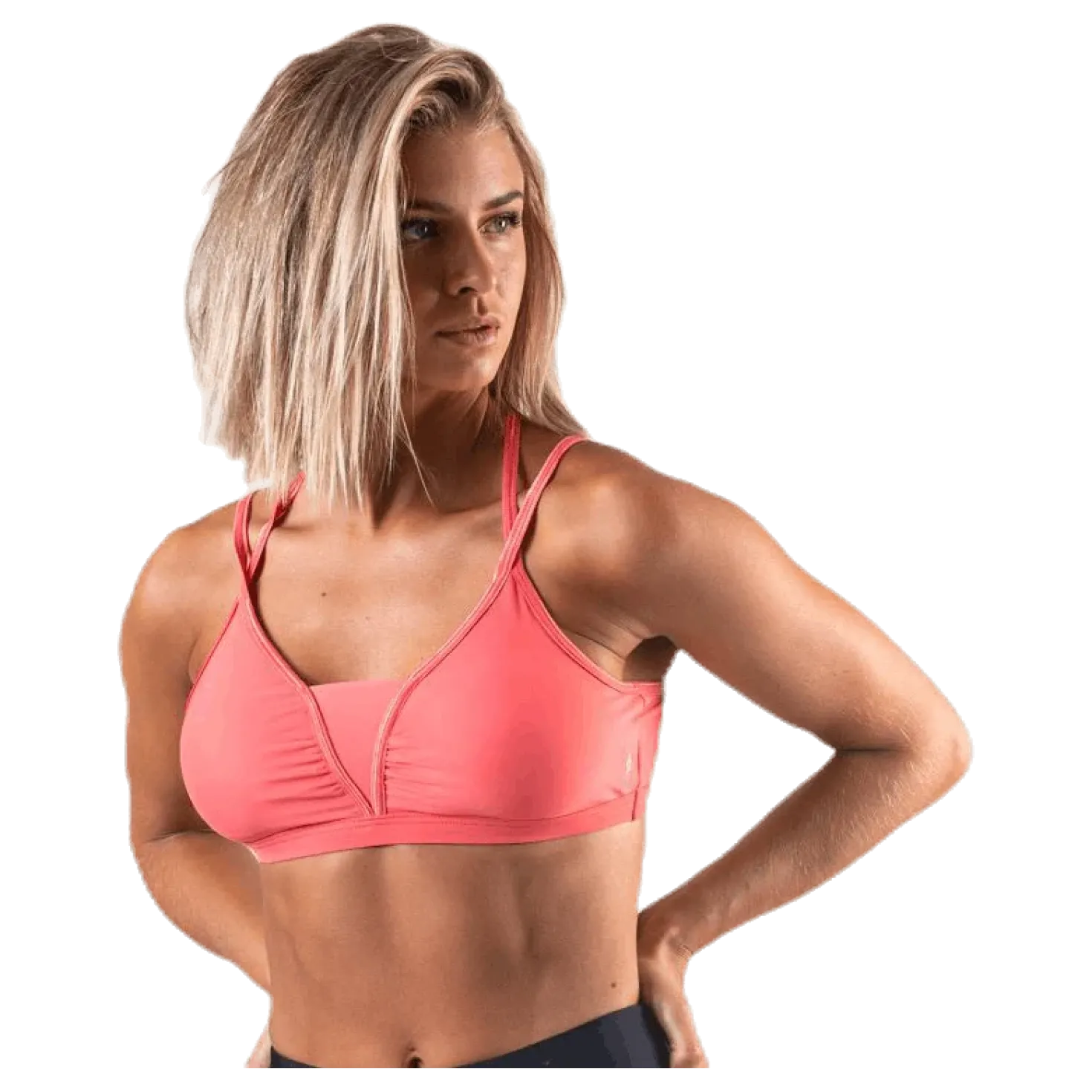 Julie Sport Top Pink/Red