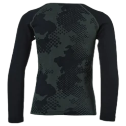 Junior Freeride Merino Wool Crew Green