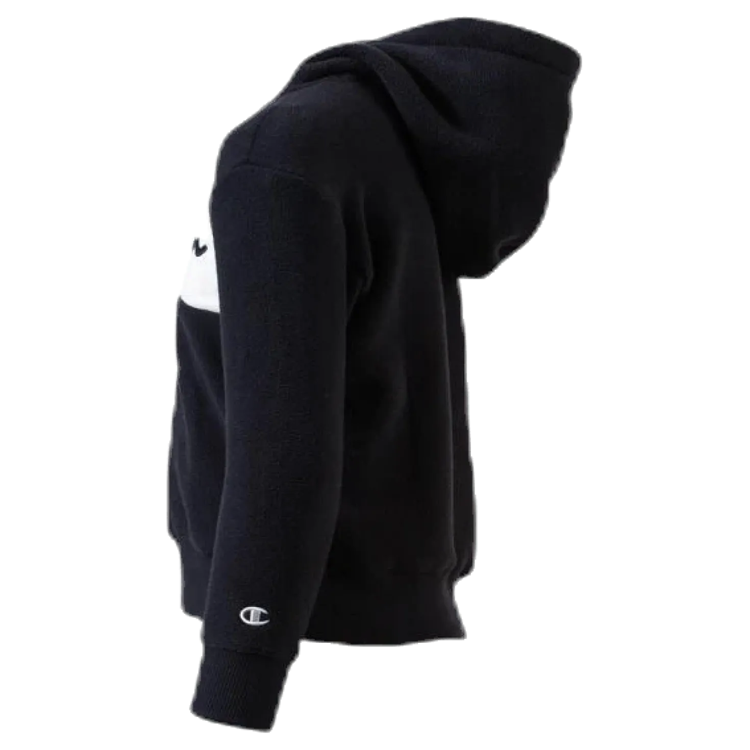 Junior Hooded Polar Fleece Black