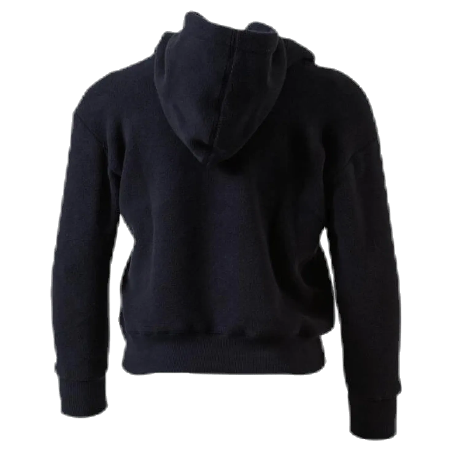 Junior Hooded Polar Fleece Black