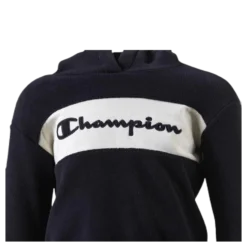 Junior Hooded Polar Fleece Black