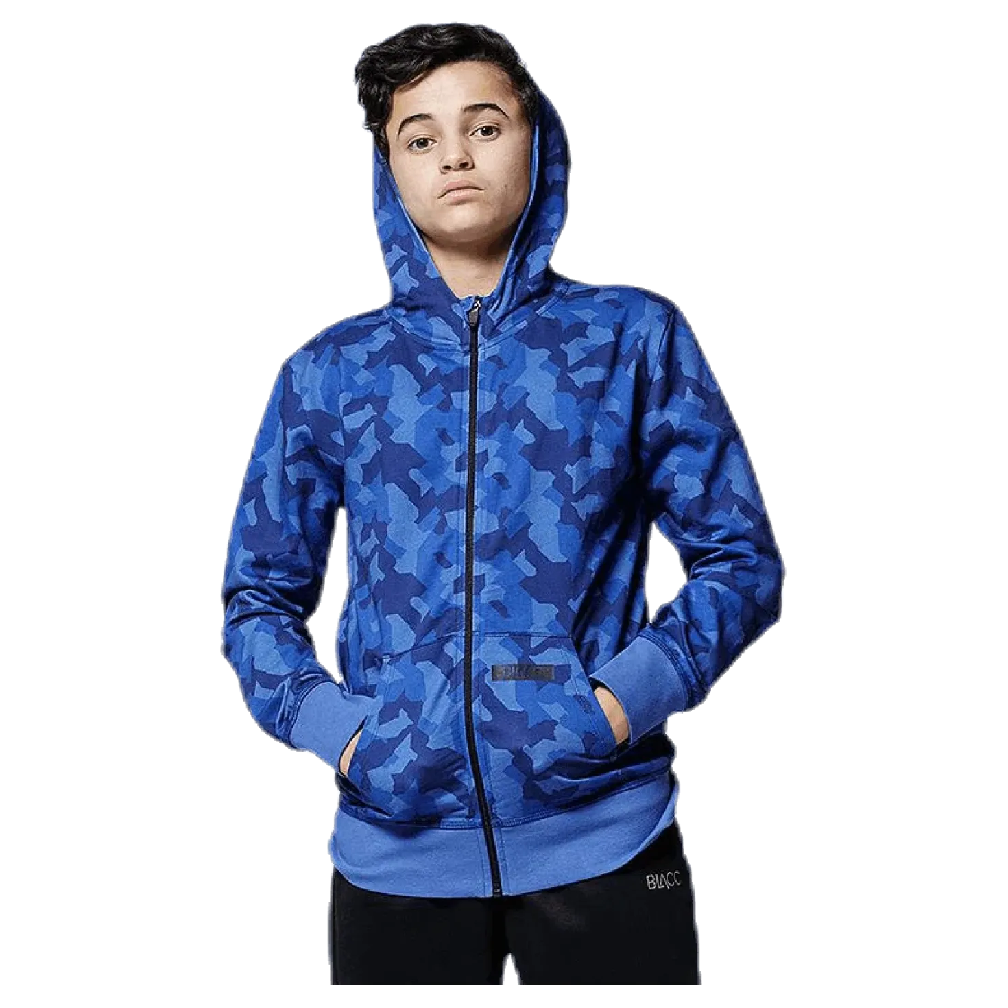 Junior James Camo Zip Patterned/Blue