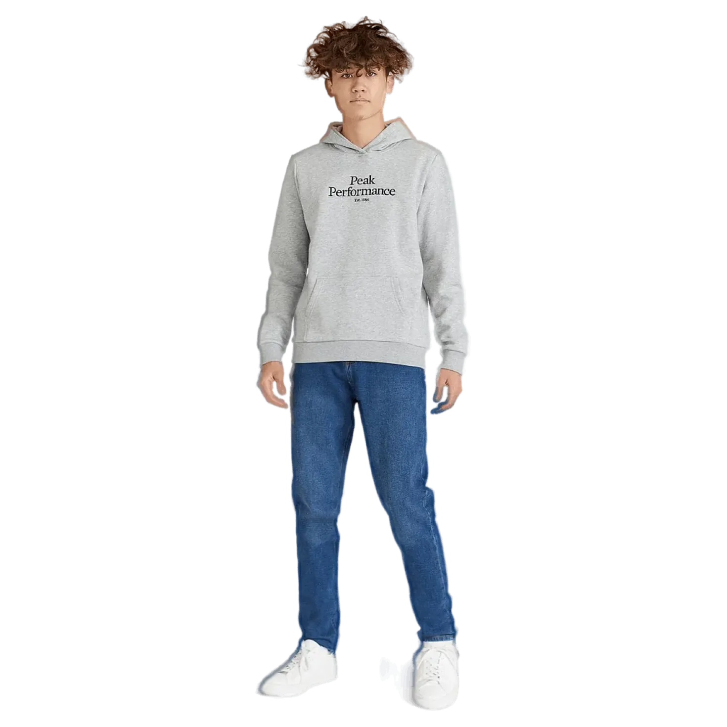 Junior Original Hood Med Grey Melange