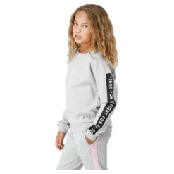 Junior Pansy Crewneck Black/Grey