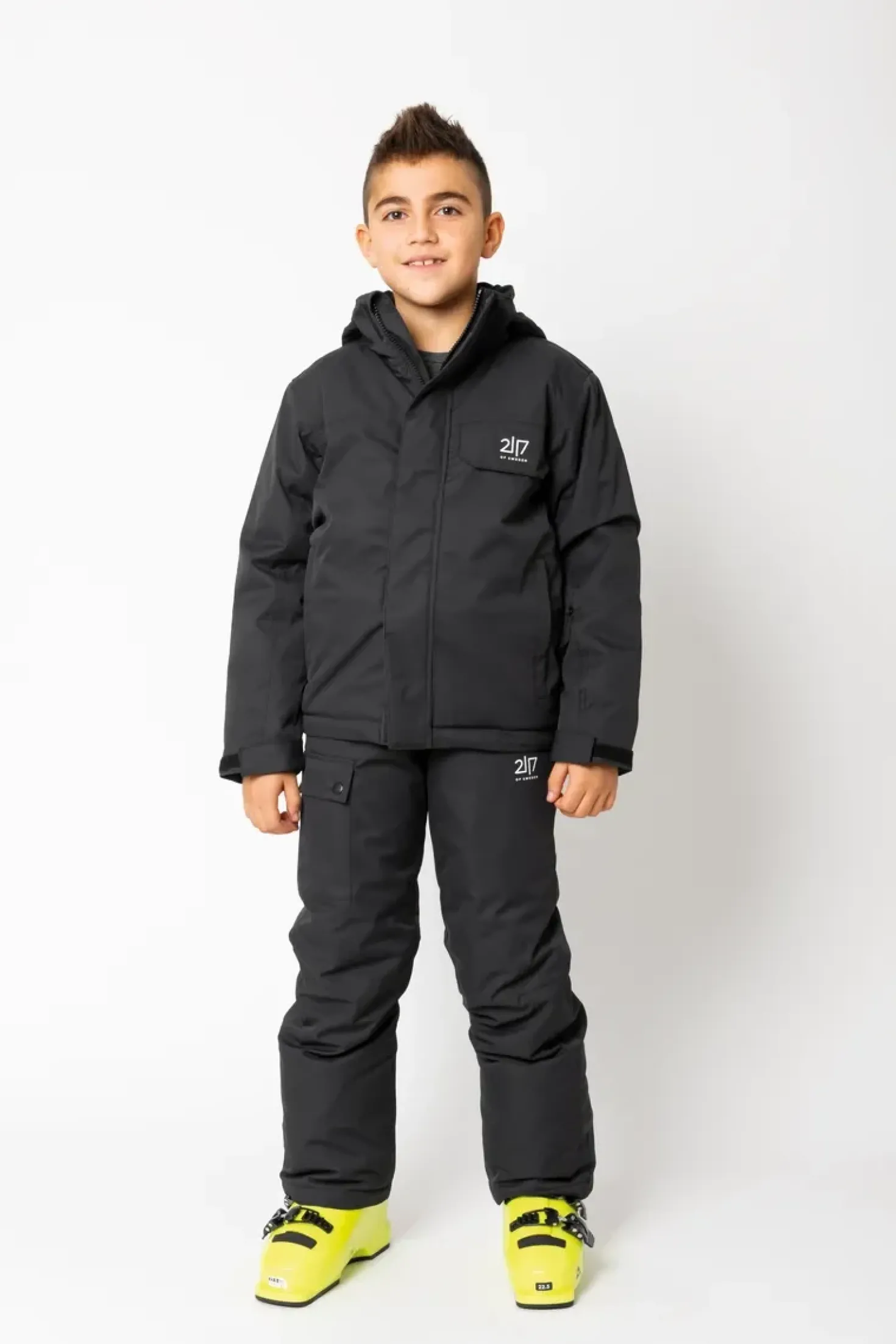 Junior’S Light Padded Ski Pant Misan Black