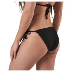 Kalani Crochet Tie Tanga Black