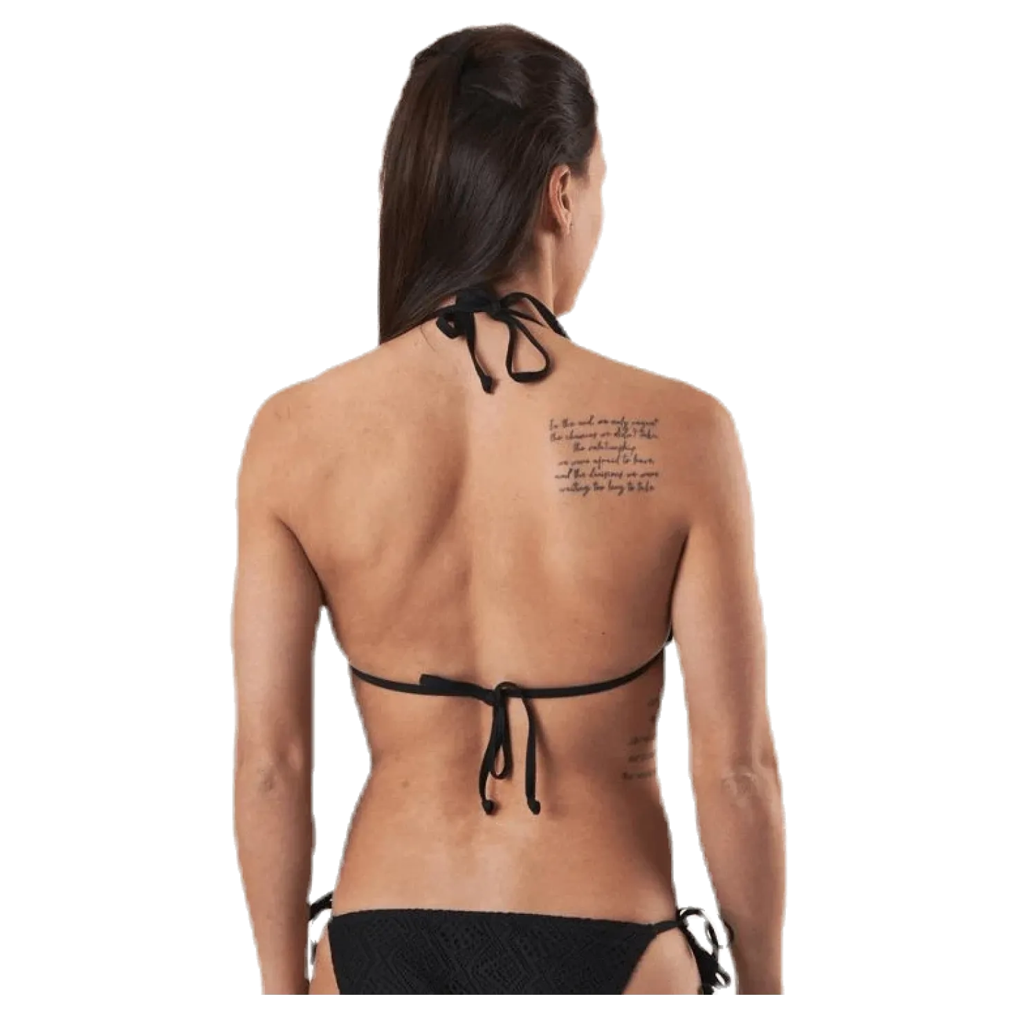 Kalani Crochet Triangle Black