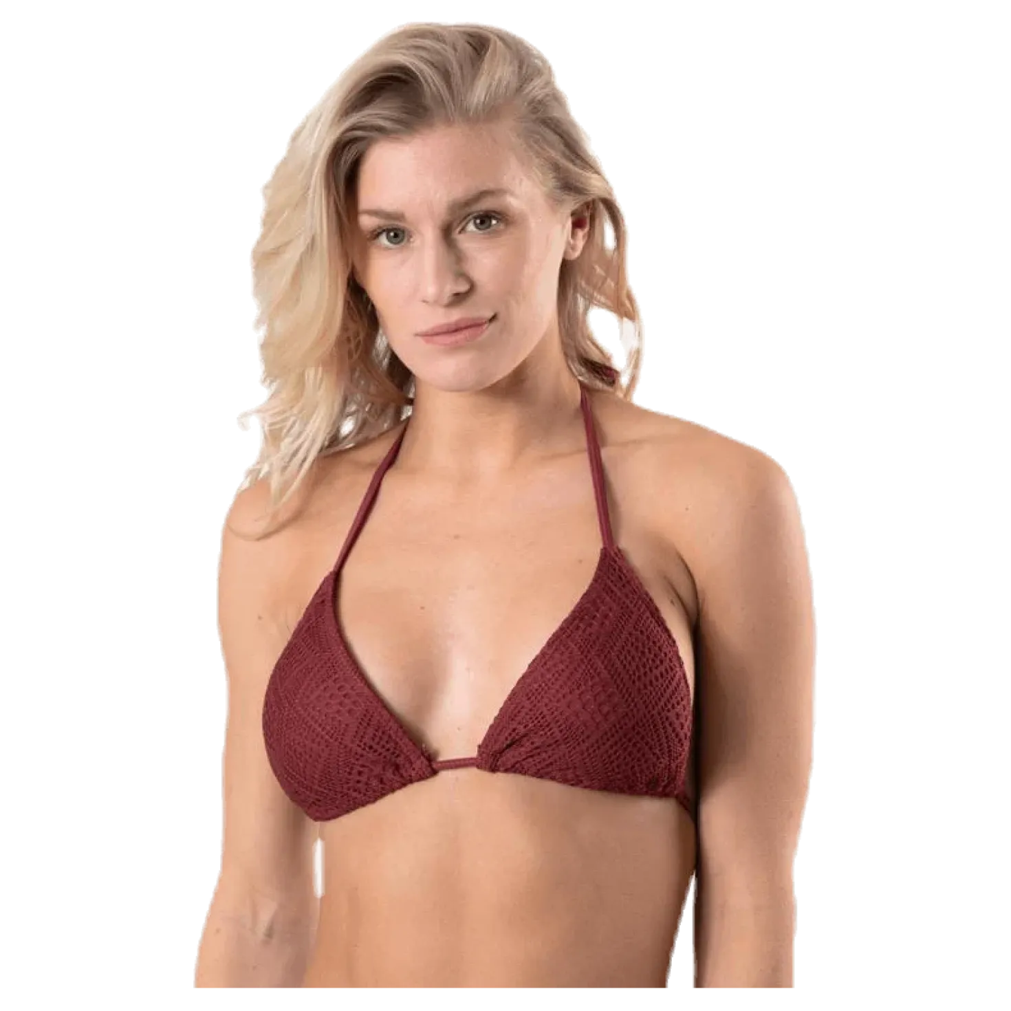 Kalani Crochet Triangle Red