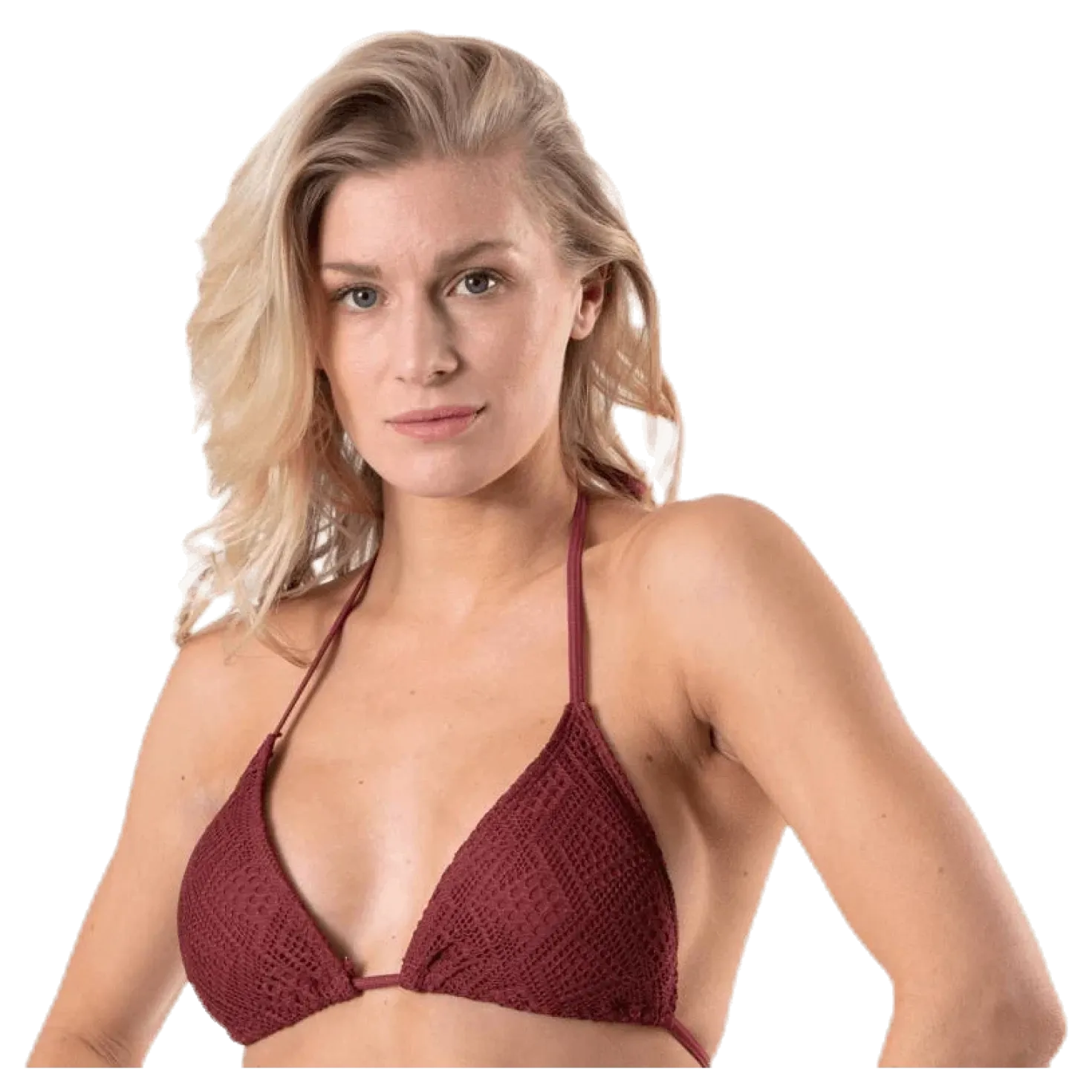 Kalani Crochet Triangle Red