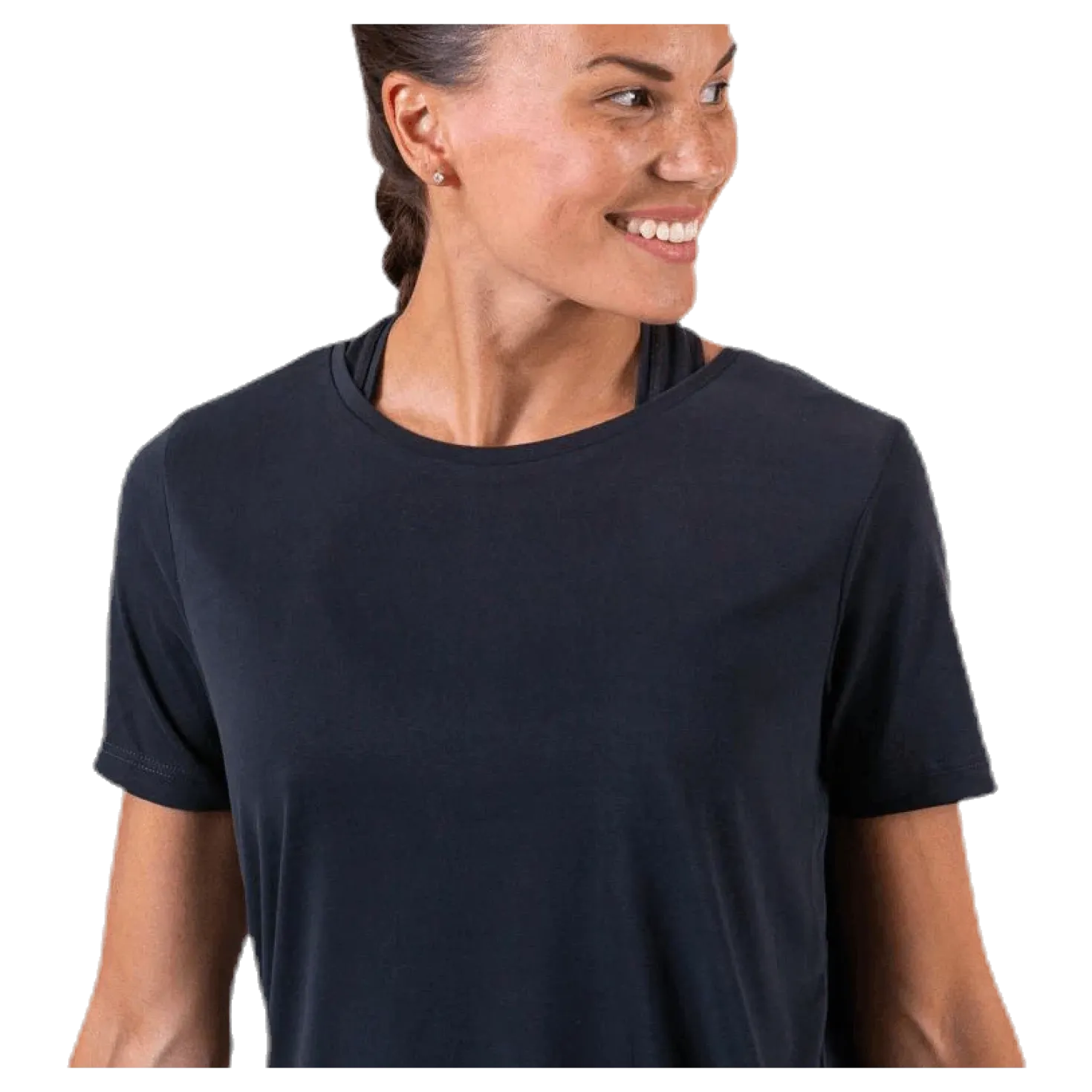 Kamala Ss O-Neck Tee Black