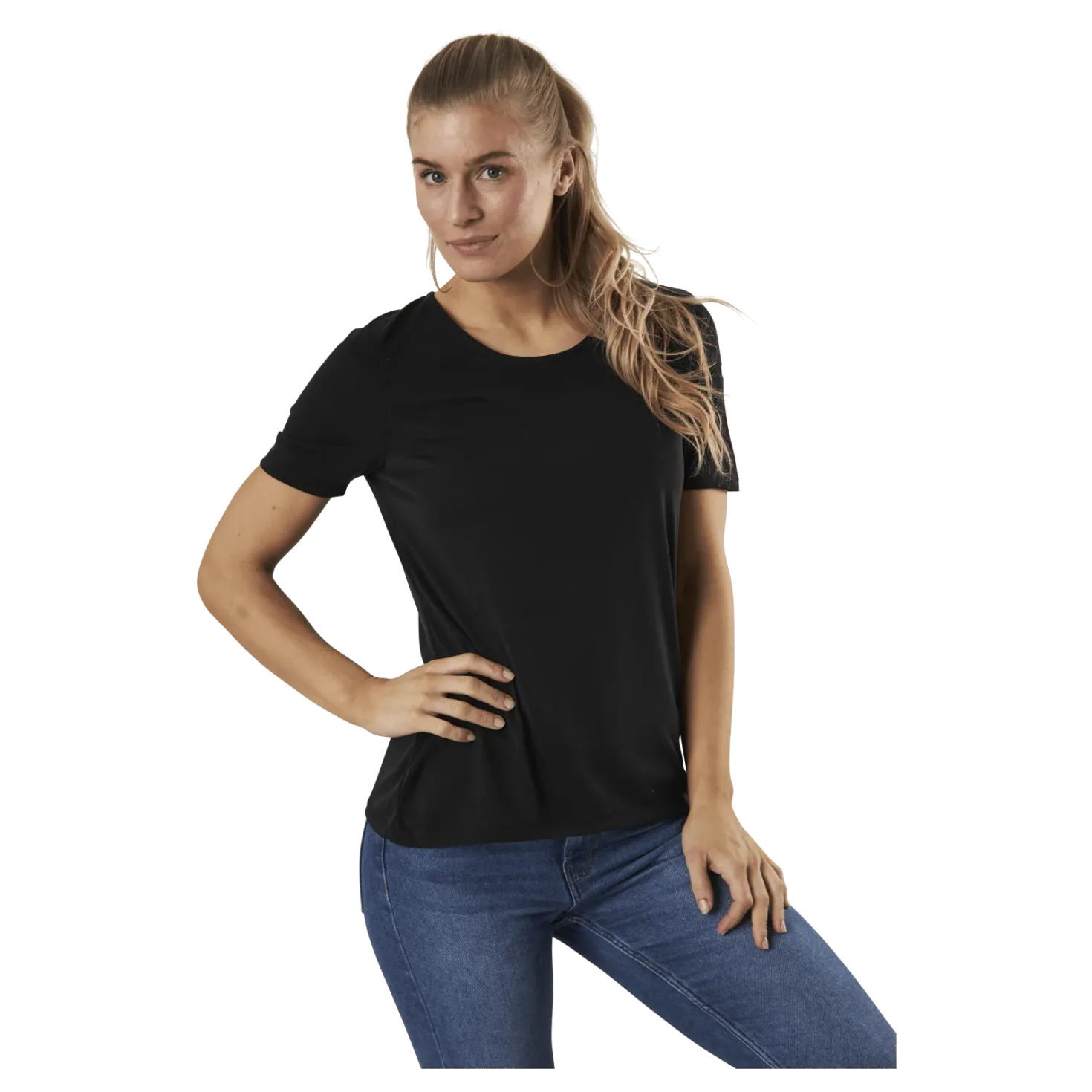 Kamala Ss Top Black