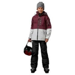 Kaman Junior Jacket Grey/Red