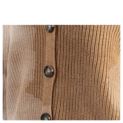 Karie Ls Knit Cardigan Beige