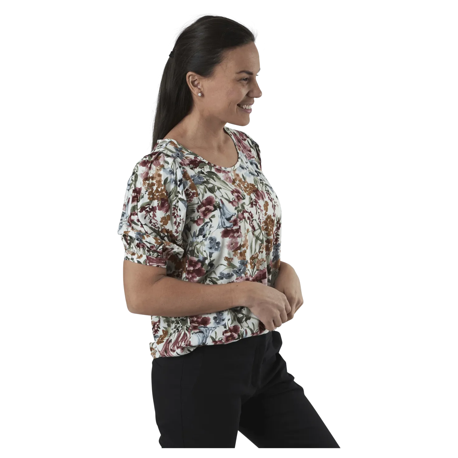 Karma Life 2/4 Aop Top Wvn White