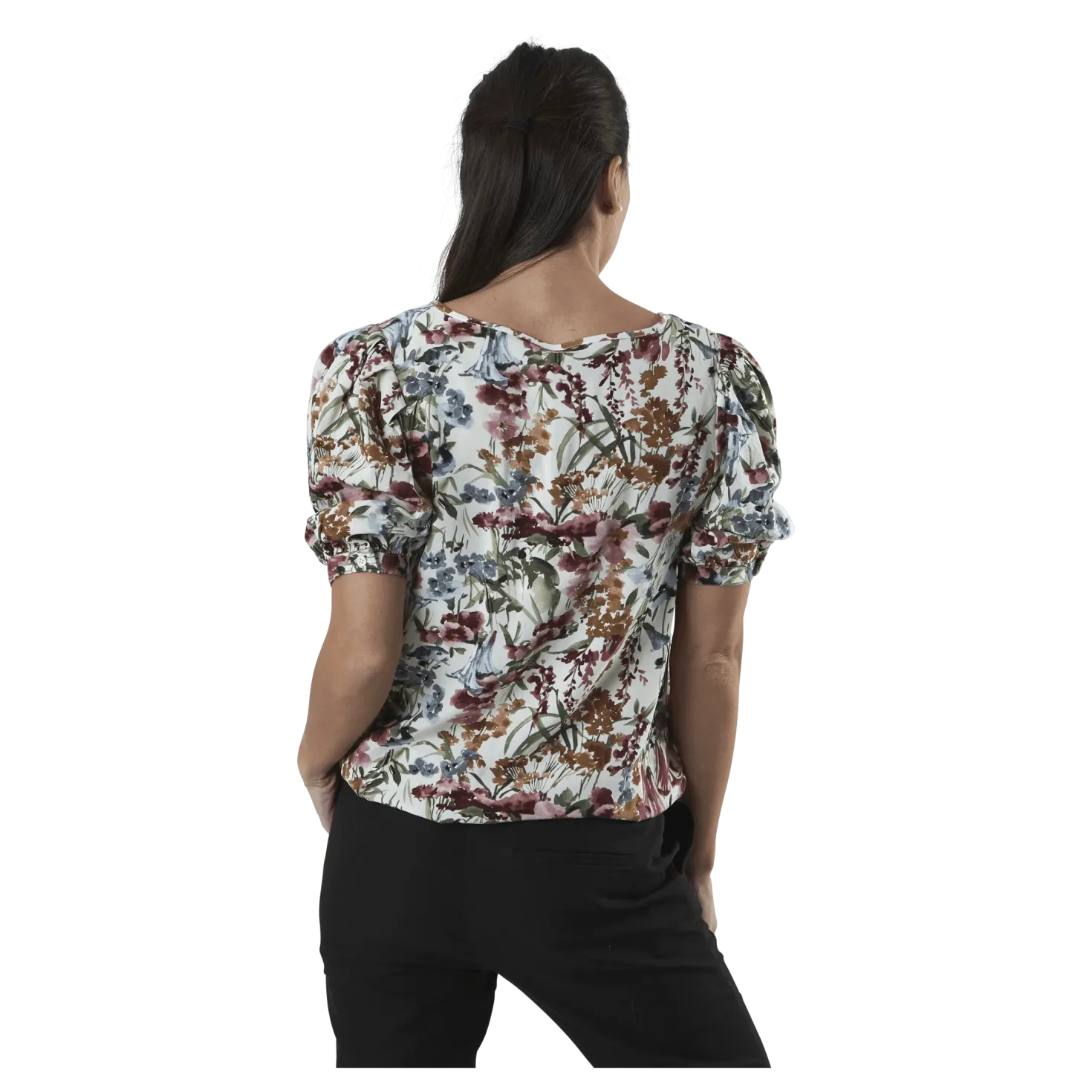 Karma Life 2/4 Aop Top Wvn White