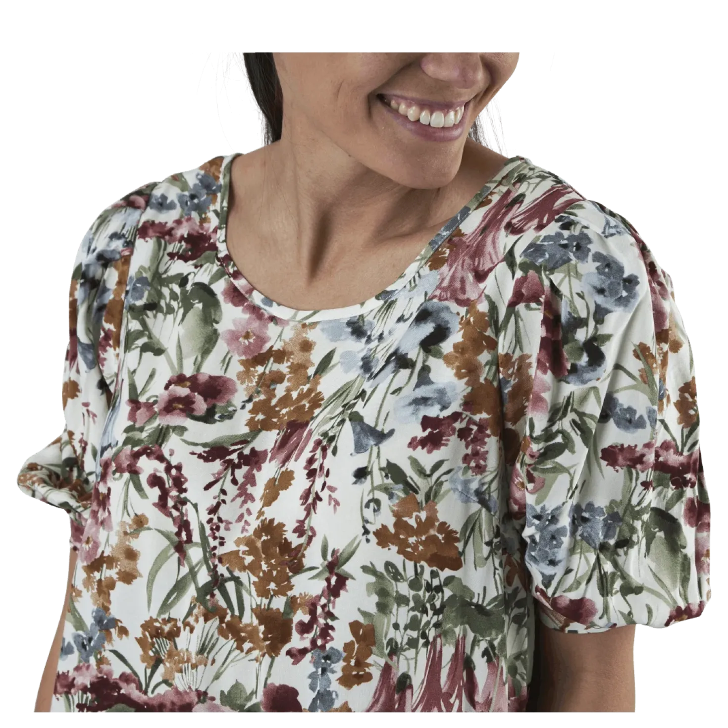Karma Life 2/4 Aop Top Wvn White